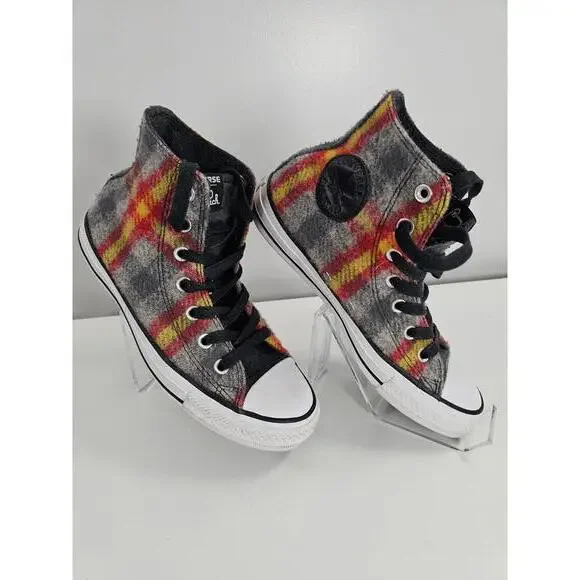 Converse Woolrich Plaid High-Top Sneakers - Picture 2 of 15